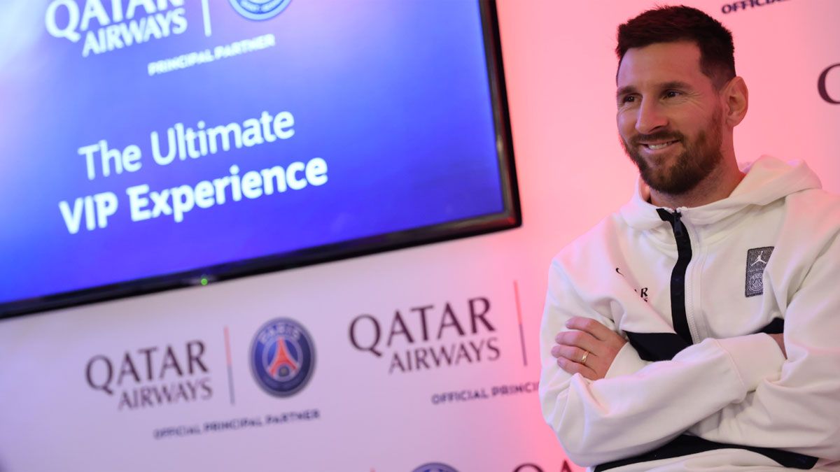 Lionel Messi volvió a Qatar con el PSG a un mes de la final del Mundial