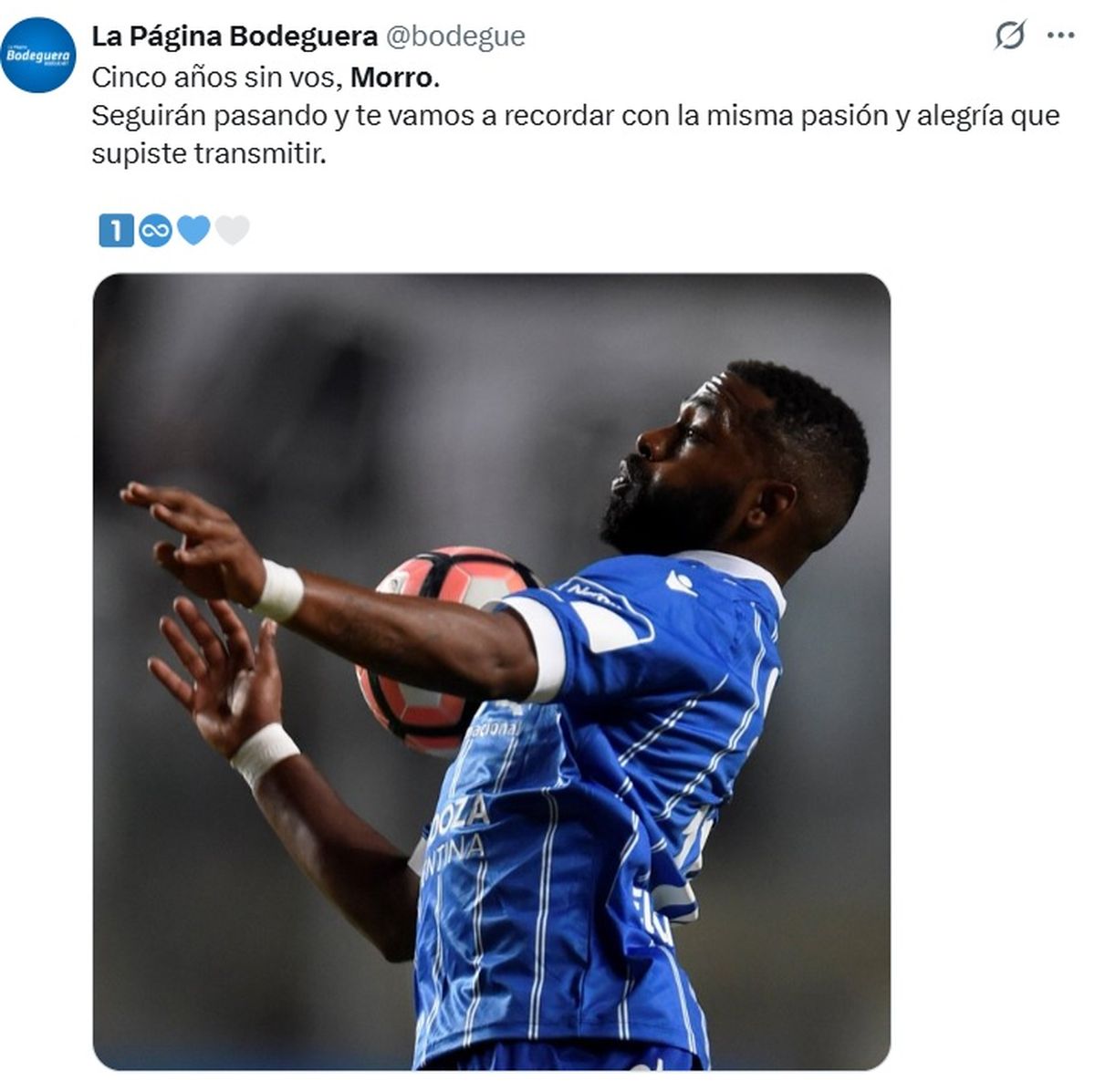 El desempeño del Morro García era sinónimo de garra y entrega.