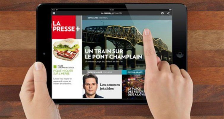 El diario La Presse, pionero en el cierre del papel, apuesta por la tablet