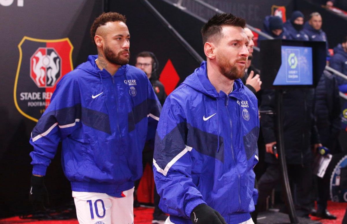 Lionel Messi y Neymar fueron criticados tras la caída del PSG ante el Rennes