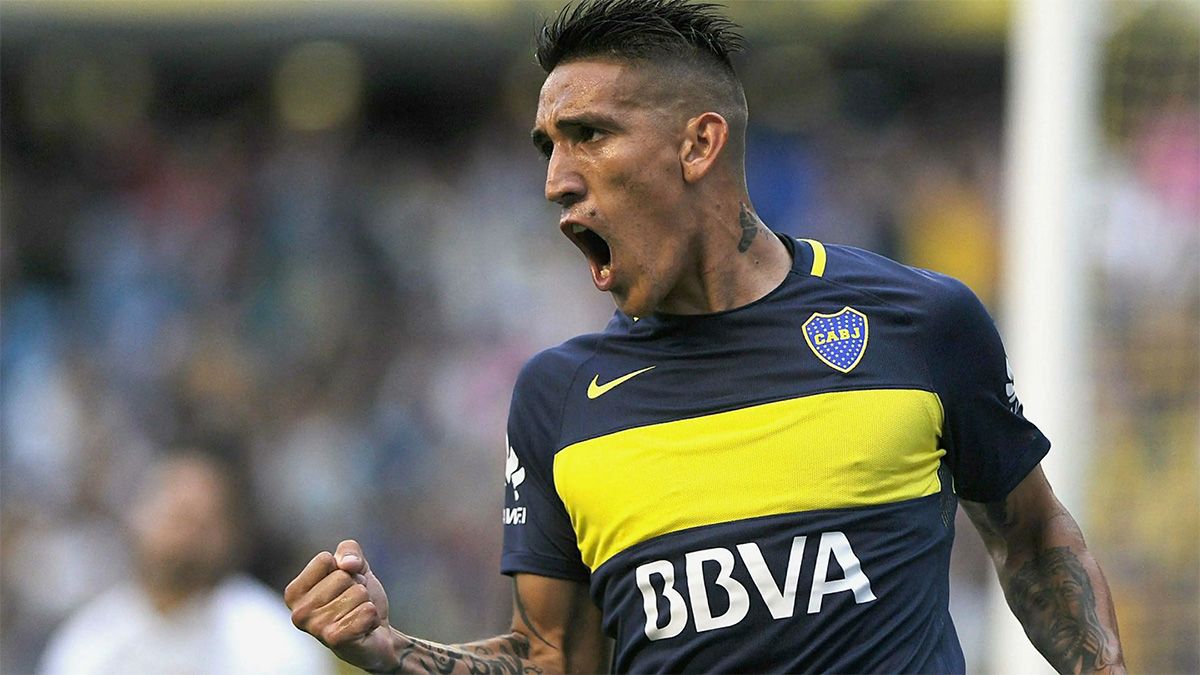 Ricardo Centurión festejó el pase de Boca a semifinales de la Copa Libertadores.