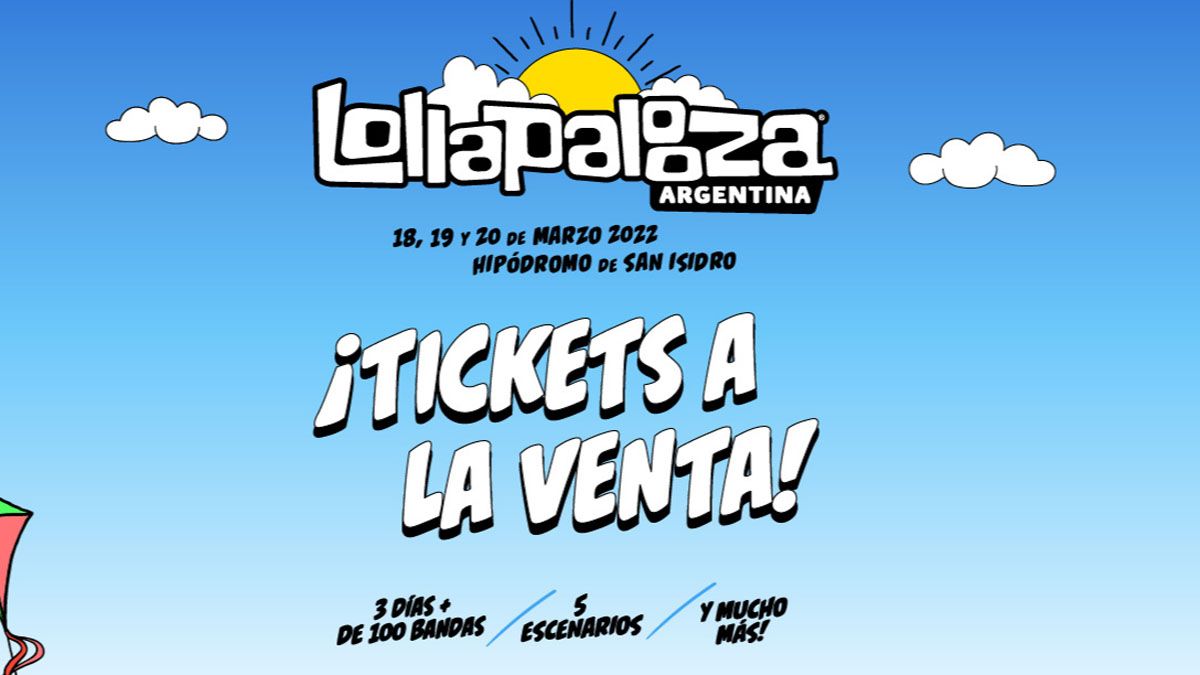 Lollapalooza 2022: salieron a la venta las entradas 