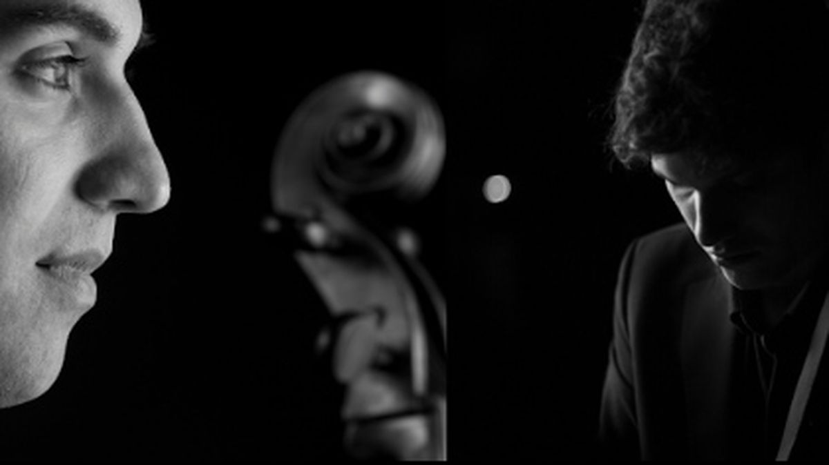 José Araujo y Leonardo Pitella, este domingo en el Independencia.