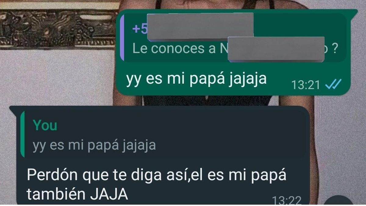 Recibió un mensaje de un número desconocido y le dio una noticia impensada de su papá