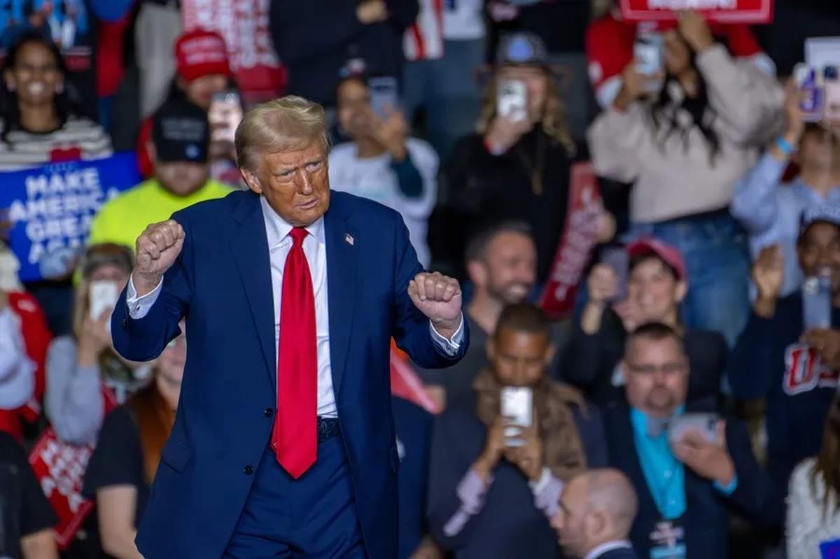 Donald Trump en un mitin de campaña en Allentown en Pensilvania, Estados Unidos. Crédito: EFE. Donald Trump en un mitin de campaña en Allentown en Pensilvania, Estados Unidos. Crédito: EFE.