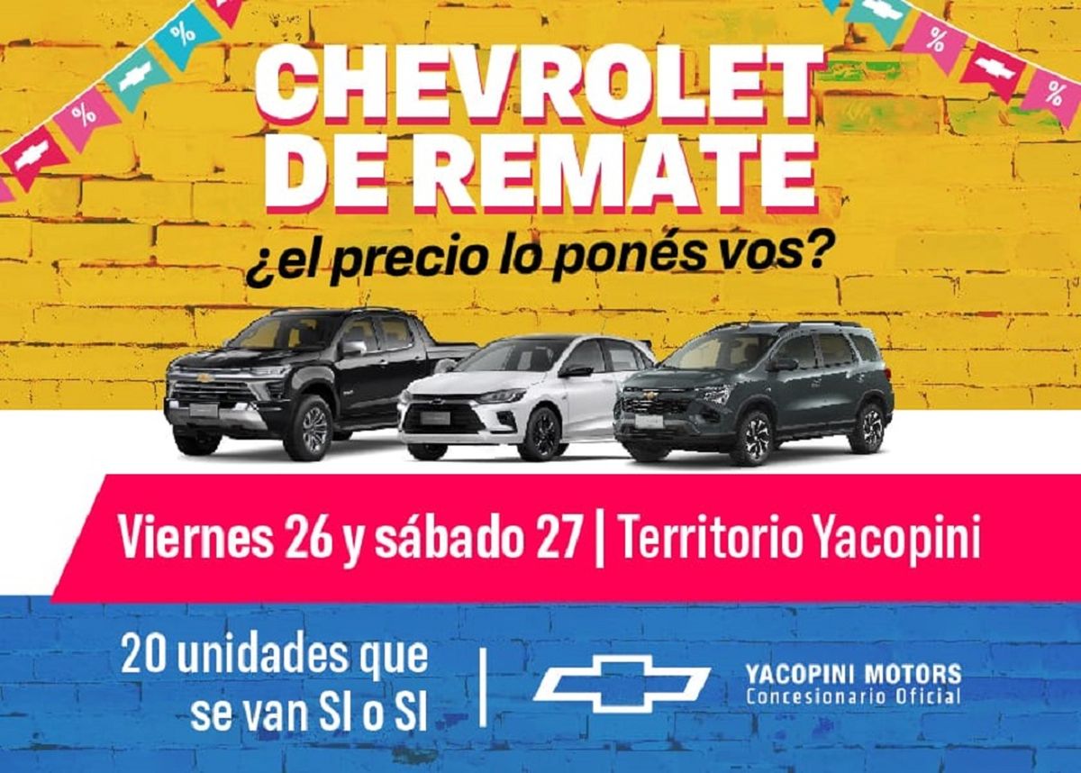 Este viernes 26 y sábado 27 de septiembre, el concesionario líder de Cuyo le ofrecerá la posibilidad a sus clientes. Este viernes 26 y sábado 27 de septiembre, el concesionario líder de Cuyo le ofrecerá la posibilidad a sus clientes.