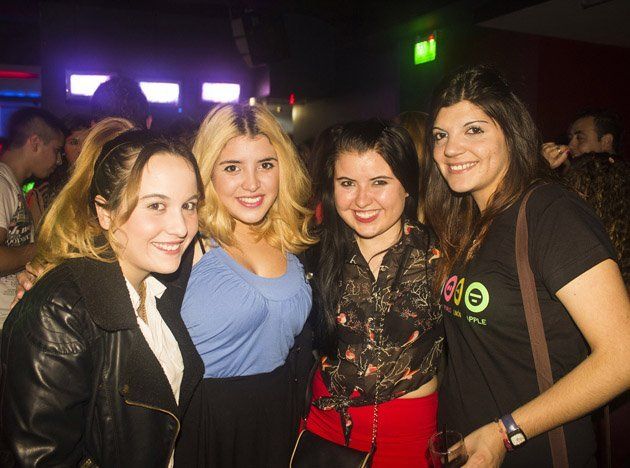 Los grupos de amigos coparon la noche