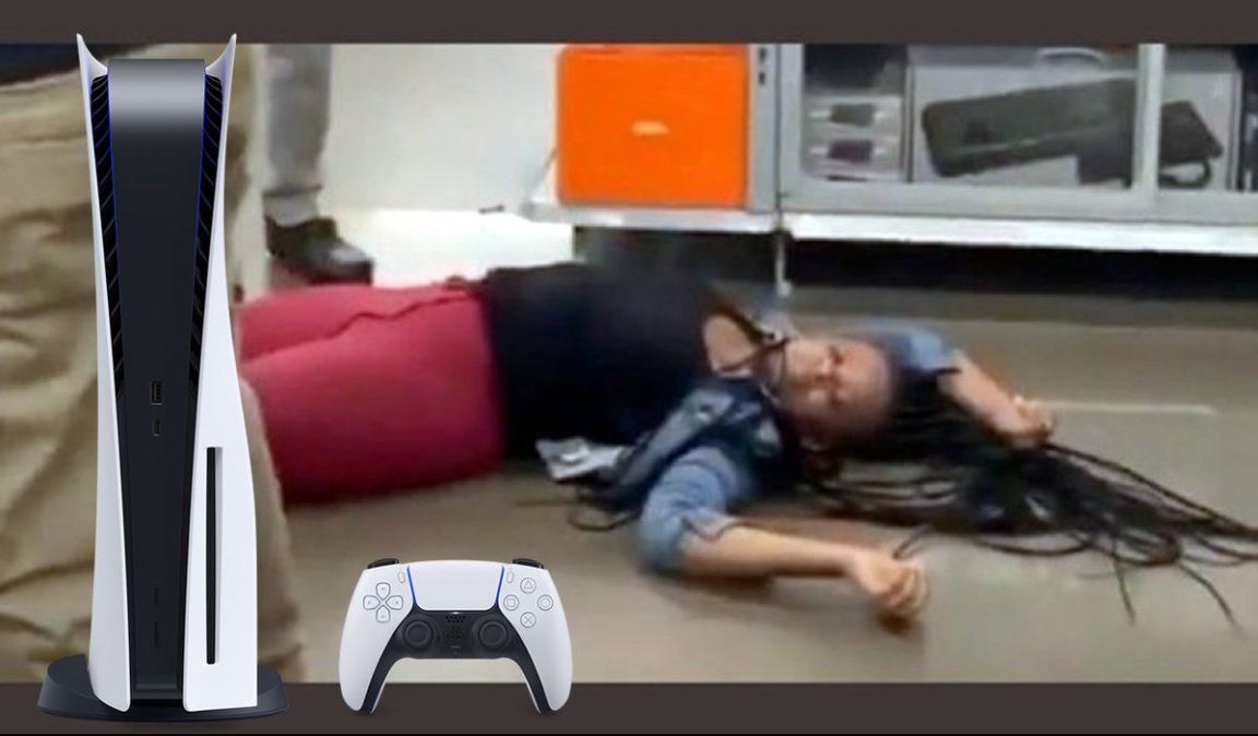 Pelea. Dos mujeres se pelearon por una PlayStation.