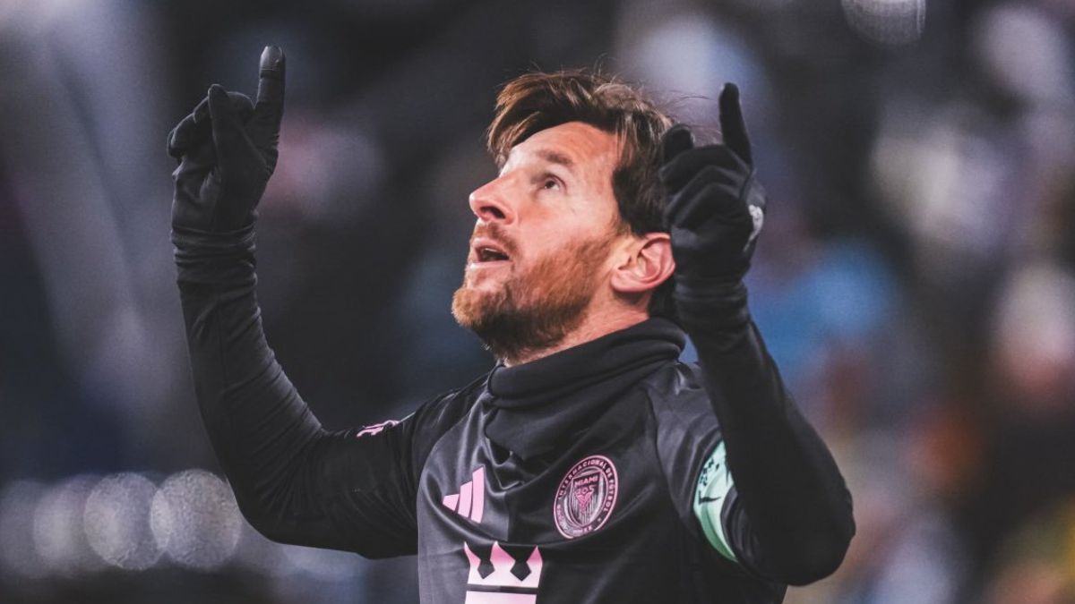 Lionel Messi marcó el primer tanto en el debut del Inter Miami en la nueva temporada.