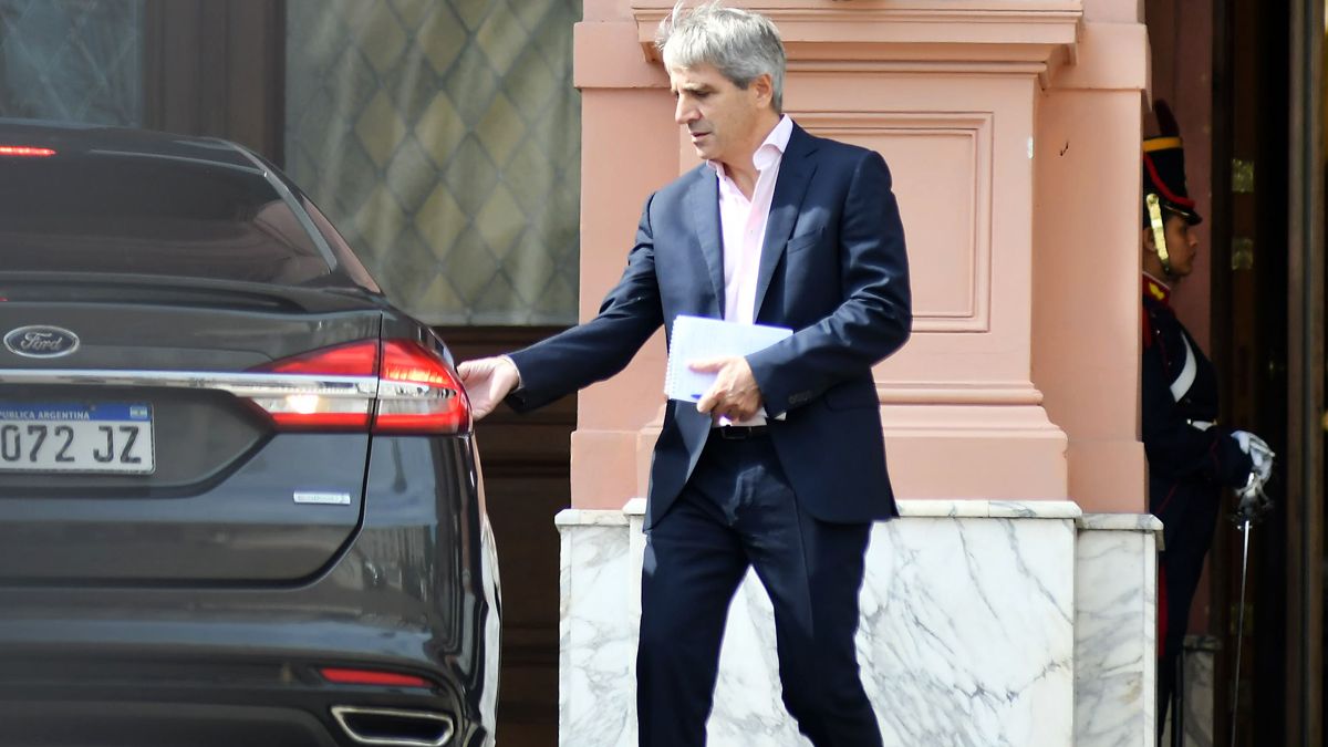 El ministro de Economía, Luis Caputo.