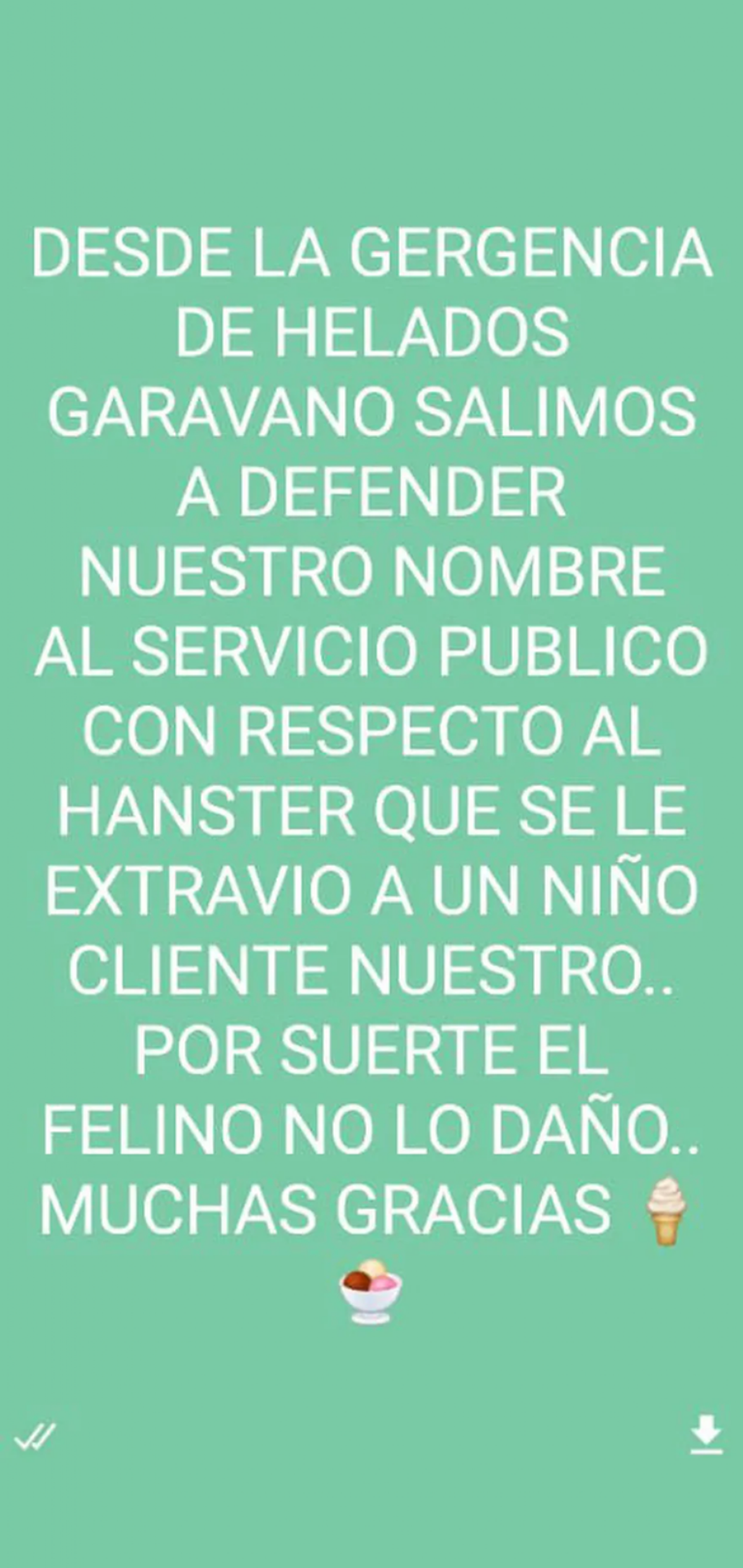 Un caradura. Una rata entró en una heladería y el dueño hizo un insólito descargo.