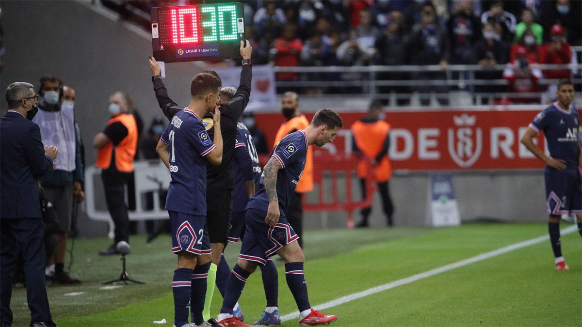 Ander Herrera bromeó tras ingresar junto a Messi en el PSG