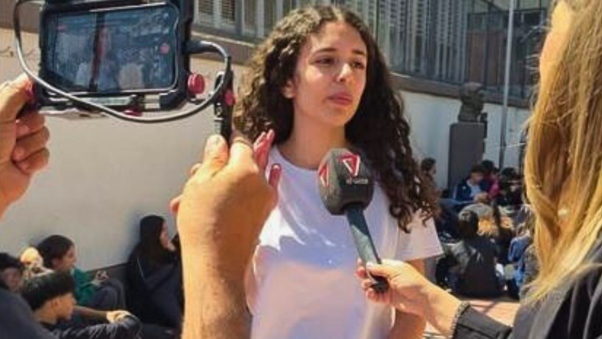 Sofía Parlanti, presidenta del Centro de Estudiantes del Colegio Universitario Central (CUC) Sofía Parlanti, presidenta del Centro de Estudiantes del Colegio Universitario Central (CUC)