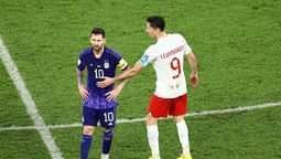 Messi y Lewandowski.