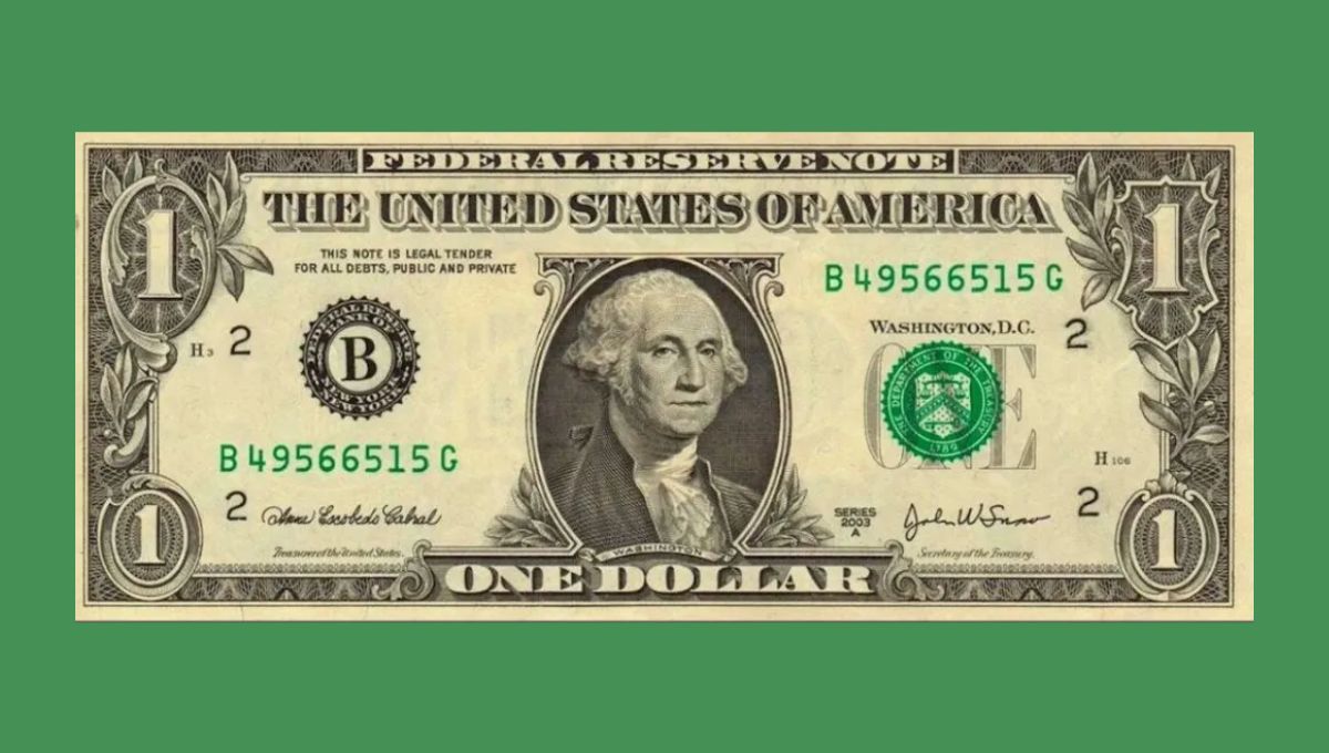 Remuneran con 5 mil dólares al dichoso propietario de este billete de 1 dólar
