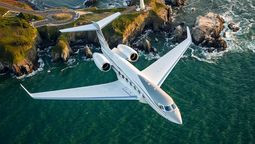 El vuelo solamente utilizó combustible ecológico. (Foto: Gulfstream, General Dynamics)