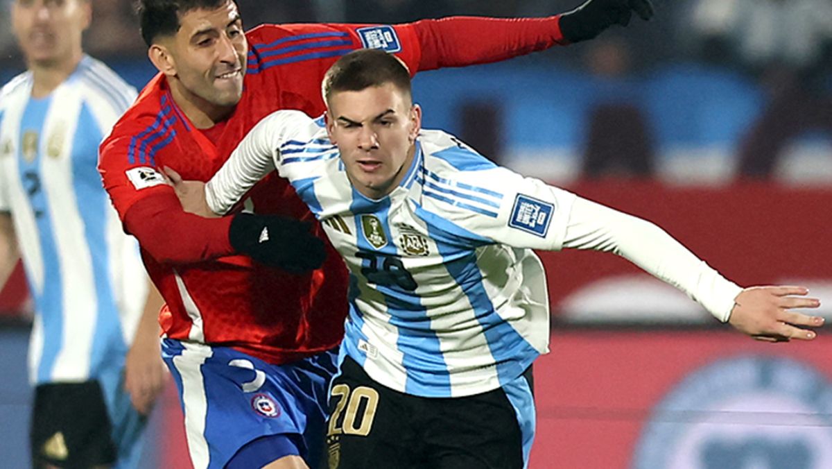 Franco Mastantuono quedó como el jugador más joven en debutar en un partido oficial de la Selección argentina.