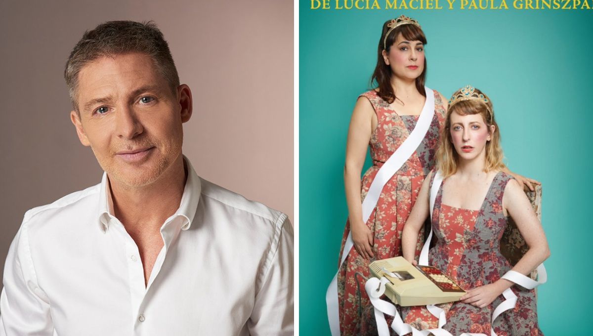 Adrián Suar y Lucía Maciel (morocha). Adrián Suar y Lucía Maciel (morocha).