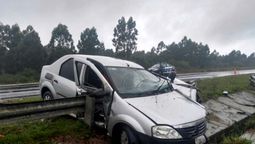 Impresionante. Un auto atravesó el guardarrail pero milagrosamente no hubo heridos. Impresionante. Un auto atravesó el guardarrail pero milagrosamente no hubo heridos.