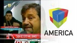 La dedicatoria y la emoción de Caruso tras salvar a Sarmiento del descenso