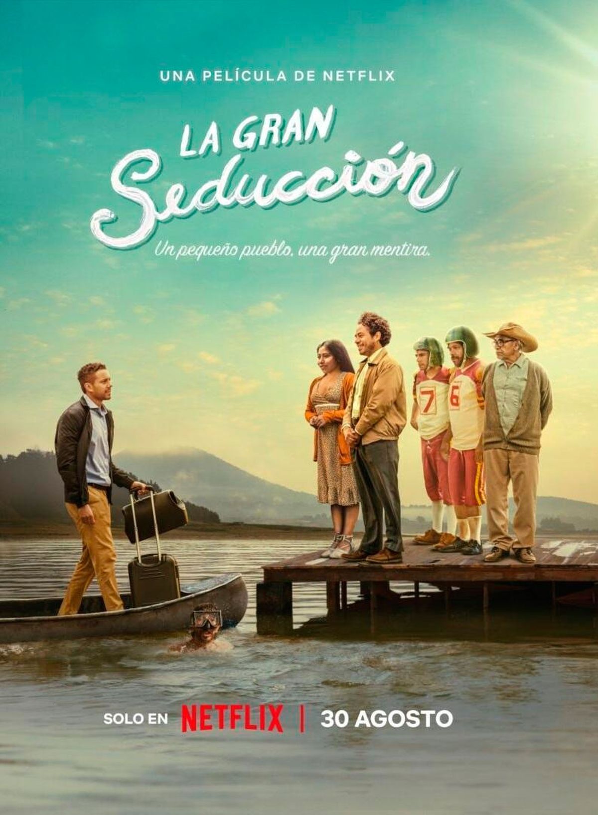 La gran seducción es la nueva película de Netflix que protagonizan Yalitza Aparicio, Memo Villegas y Pierre Louis. La gran seducción es la nueva película de Netflix que protagonizan Yalitza Aparicio, Memo Villegas y Pierre Louis.