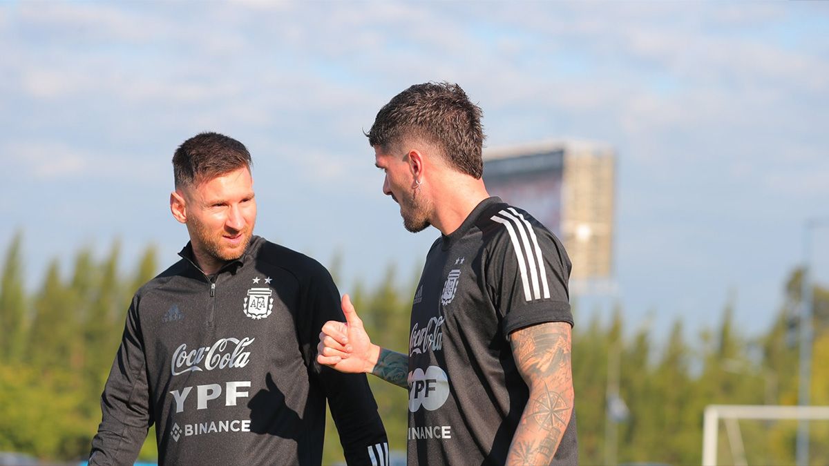 Lionel Messi y Rodrigo De Paul serán titulares en la Selección Argentina ante Venezuela.