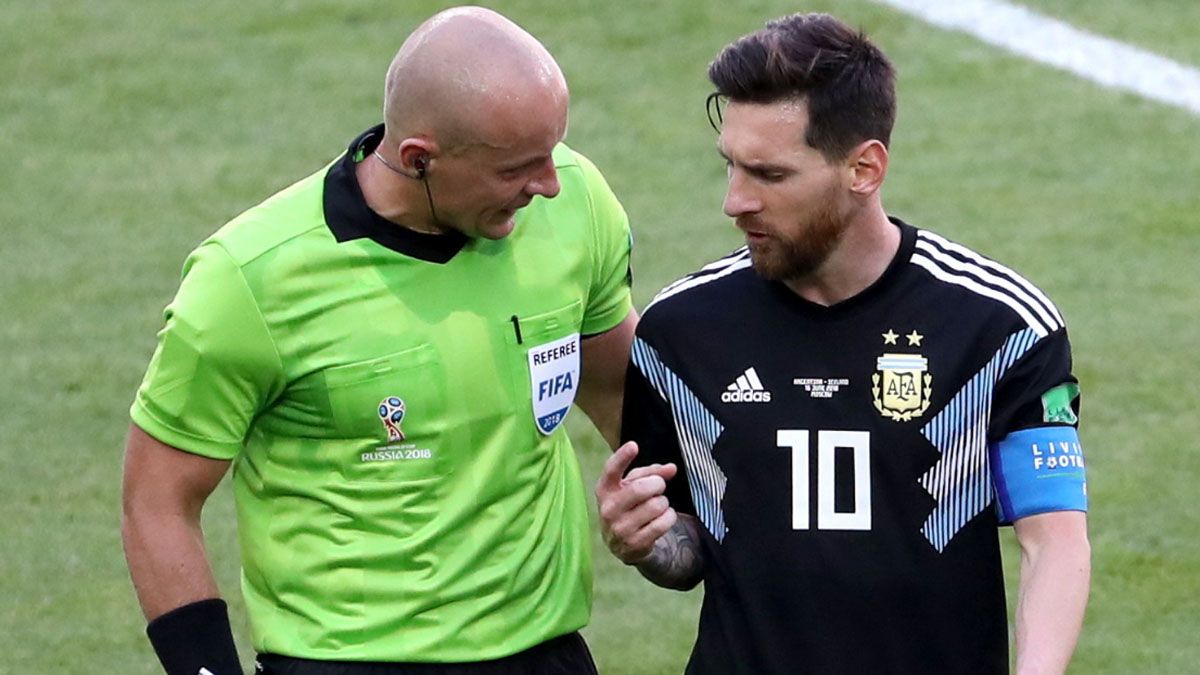 Marciniak y Messi volverán a encontrarse cuando la Selección Argentina juegue con Australia