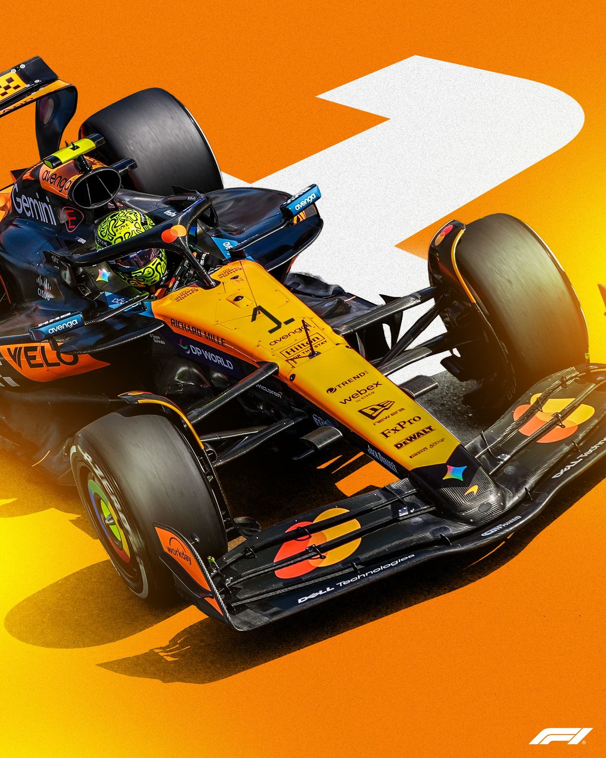 El auto de Lando Norris llevar&aacute; el n&uacute;mero 1 que se&ntilde;ala al campe&oacute;n vigente de la F&oacute;rmula 1, y el auto deber&aacute; atenerse a los nuevos cambios reglamentarios de la FIA&nbsp;