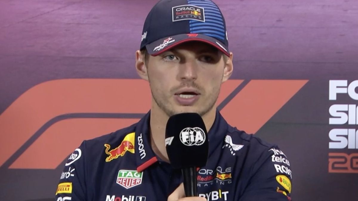 Max Verstappen se molestó con la decisión de la FIA de sancionarlo. 