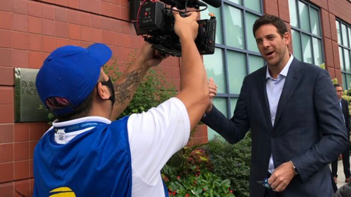 Juan Martín Del Potro reapareció en el US Open y dejó la posibilidad de un regreso al tenis