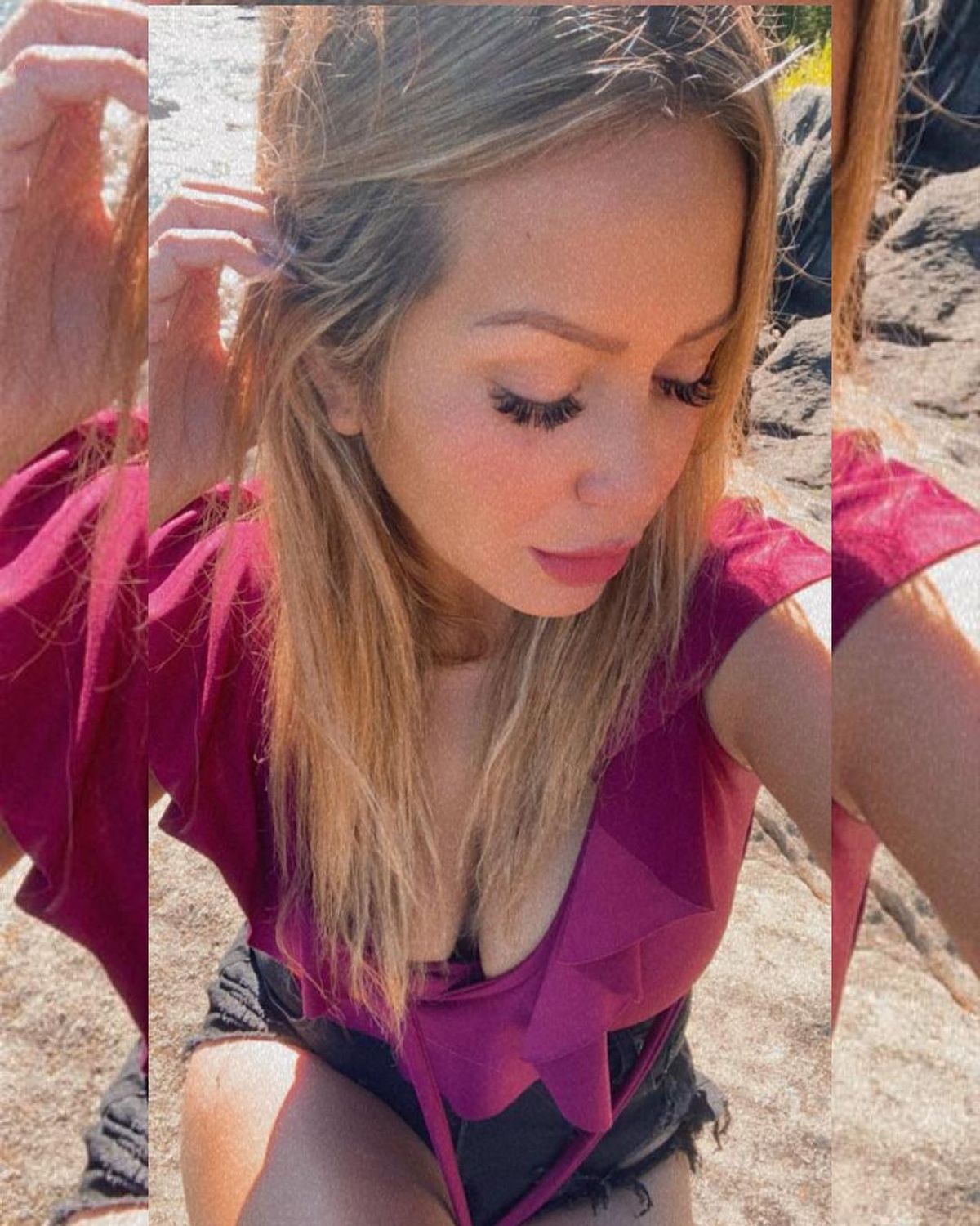 El escotazo que Karina La Princesita metió desde la playa enloqueció a sus fanáticos. 