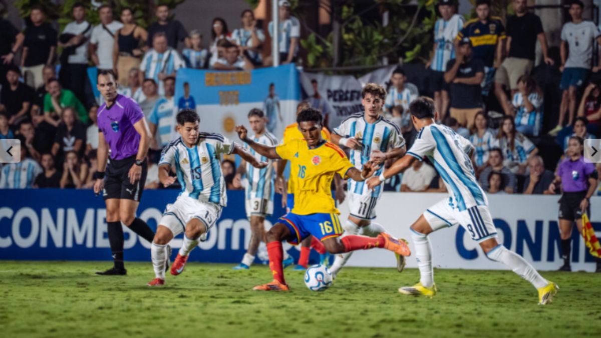 La Selección argentina Sub 17 de Diego Placente fue goleada por Colombia en la final del Sudamericano.