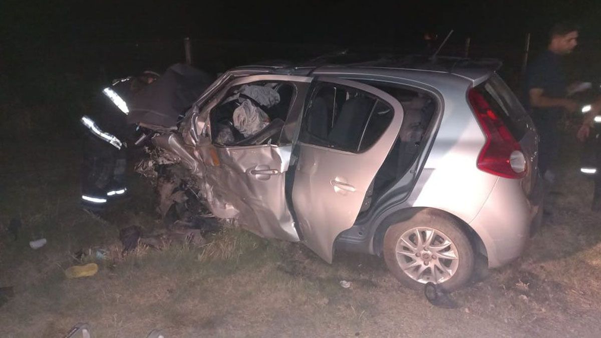 El Palio, conducido por Rodolfo García, de 68 años, se cruzó de carril en la ruta 146, en San Rafael.