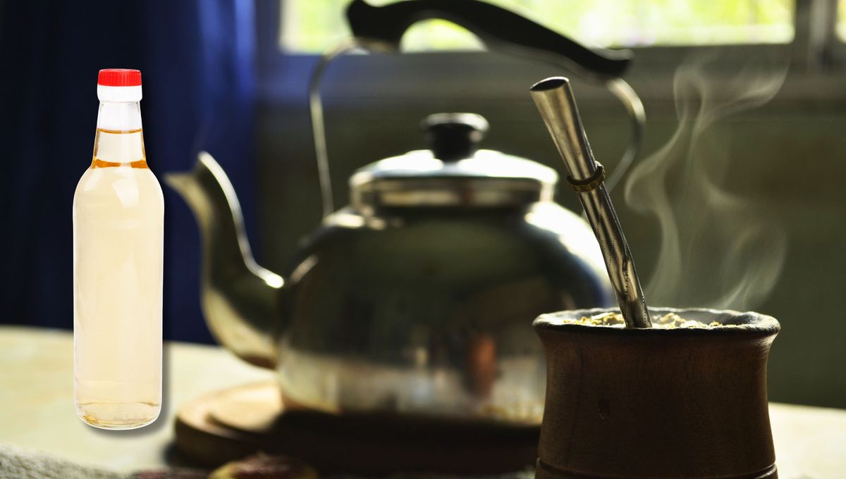 Puedes realizar este truco con vinagre semanalmente o siempre que lo desees. El vinagre no daña el mate ni la tetera. Puedes realizar este truco con vinagre semanalmente o siempre que lo desees. El vinagre no daña el mate ni la tetera. 