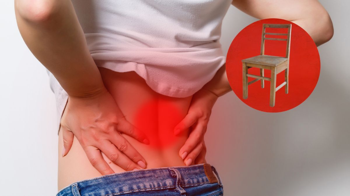 Aprende a quitar el dolor de espalda con una silla.
