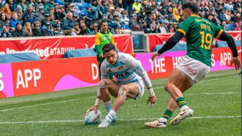 Los Pumas 7s fueron terceros en Nueva York antes de los tres torneos que definirán el Circuito Mundial