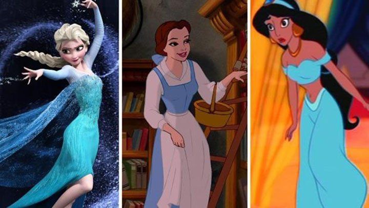 La razón por la que todas las princesas Disney se visten de azul