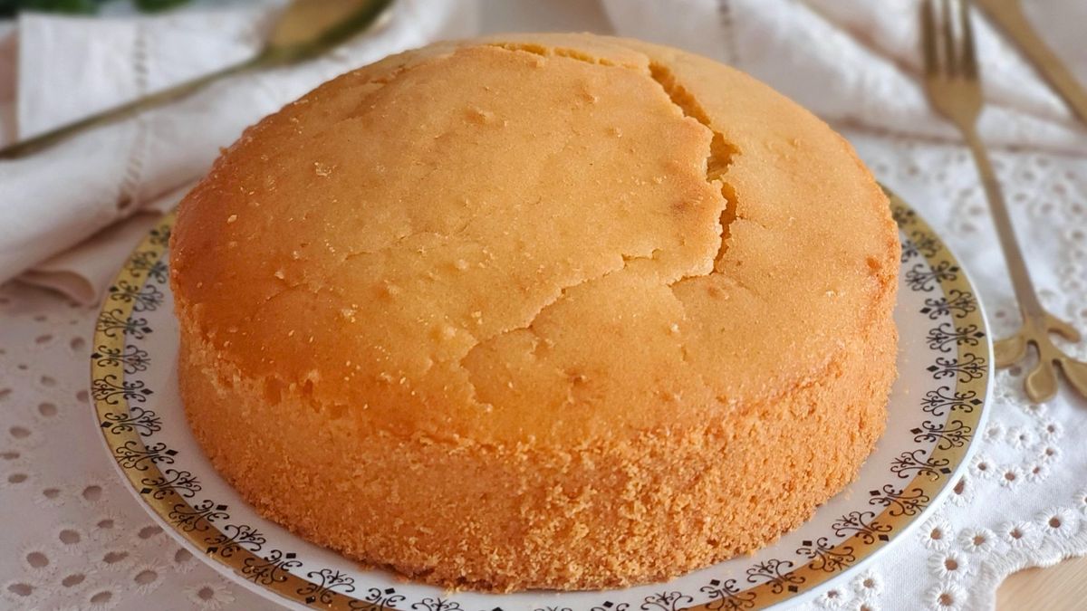 Receta del bizcochuelo con harina leudante. Foto: gentileza recetasgratis.