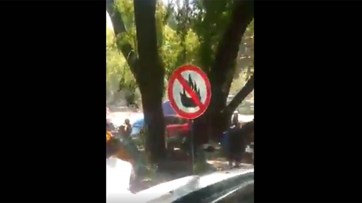 Video: la irresponsabilidad de los mendocinos en Potrerillos