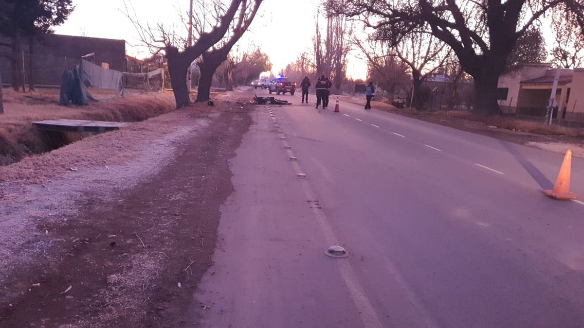 El lamentable accidente ocurrió en la mañana de este domingo