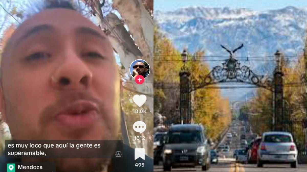 El mexicano que se hizzo viral por comparar a las personas de Mendoza con las de Buenos Aires en TikTok.