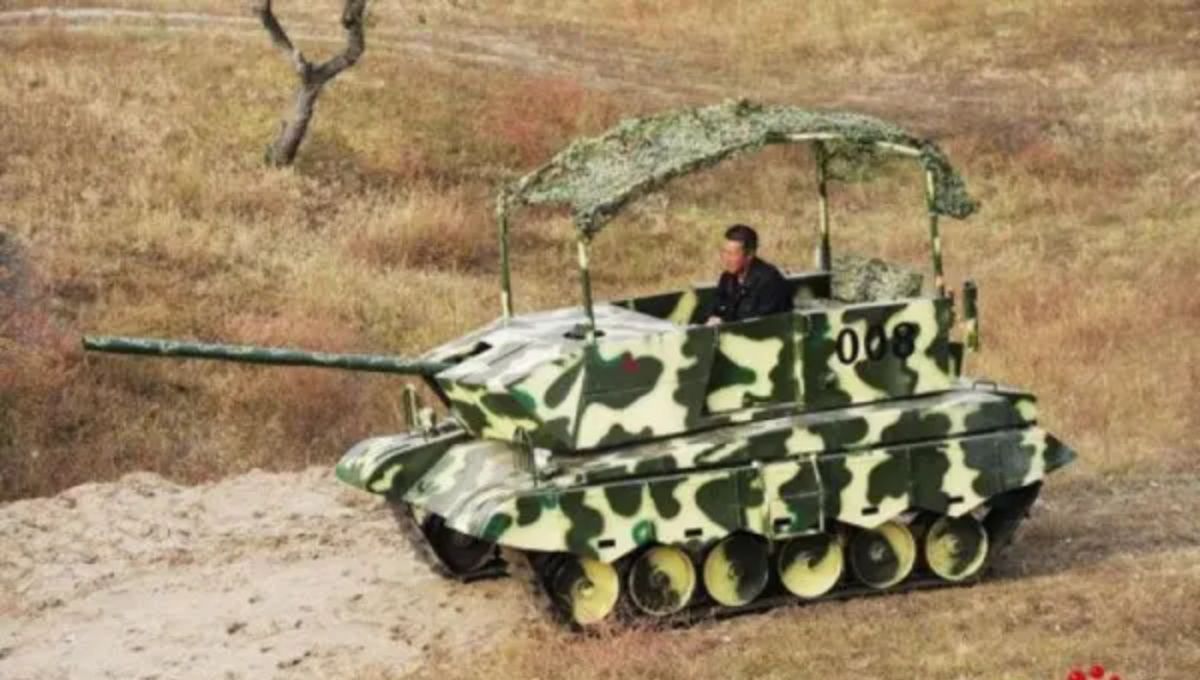 El granjero que construyó un tanque funcional en su patio sin tener acceso a internet