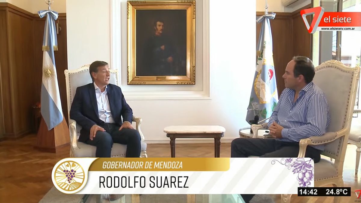 El gobernador Rodolfo Suarez elogió a Vendimia Solidaria.