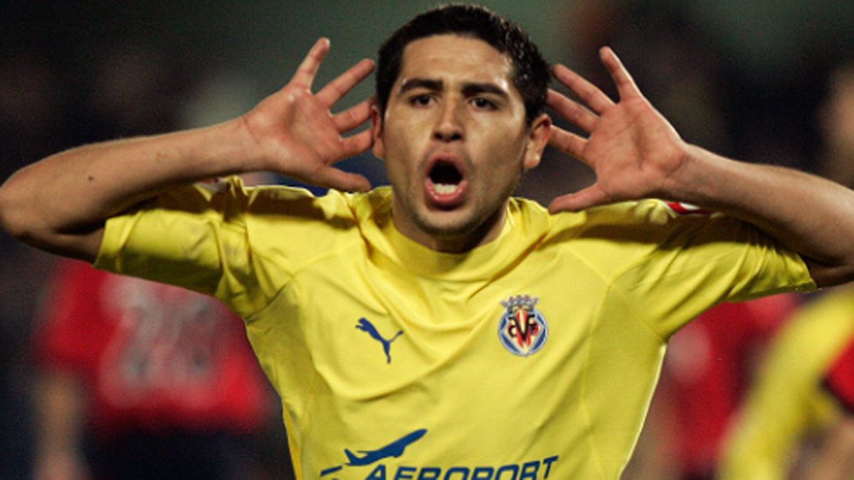 Juan Román Riquelme, vicepresidente de Boca, volverá al Villarreal y a compartir la cancha con Martín Palermo
