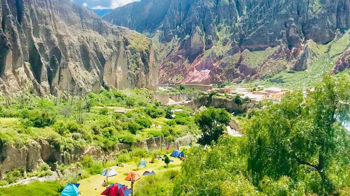 El pueblos salteño también es ideal para acampar durante el verano. El pueblos salteño también es ideal para acampar durante el verano.