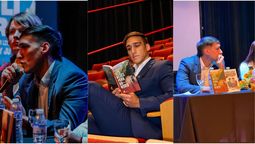 Nicolás Ferranti durante la presentación del libro Seis meses para no morir, en el que cuenta sus intentos de suicidio y cómo vivió para contarlo.&nbsp;