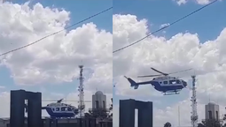 La víctima debió ser trasladada en helicóptero hasta el Hospital Lagomaggiore.&nbsp;
