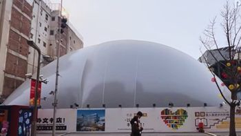 Burbujas inflables: la construcción sustentable en China Burbujas inflables: la construcción sustentable en China