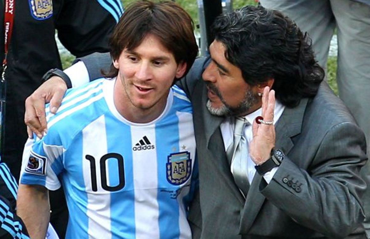 El increíble homenaje de Messi a Maradona en el cuarto aniversario de ...