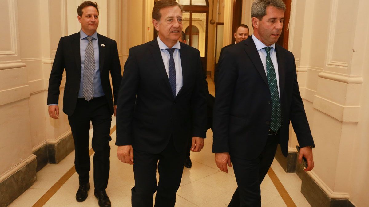 El gobernador Rodolfo Suarez, y su par de San Juan, Sergio Uñac, compartirán la asesoría de los especialistas israelíes para diseñar sus planes de manejo del agua.